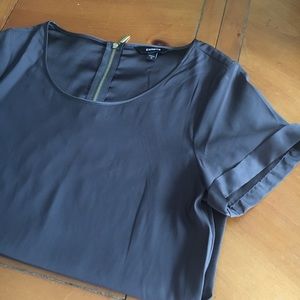 ⭐️ NWOT! Express Zipper Back Top